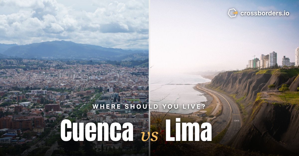Cuenca vs Lima — side-by-side city comparison