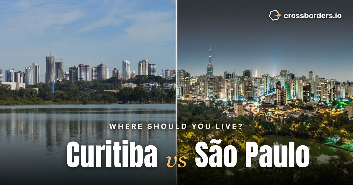 Curitiba vs São Paulo — side-by-side city comparison