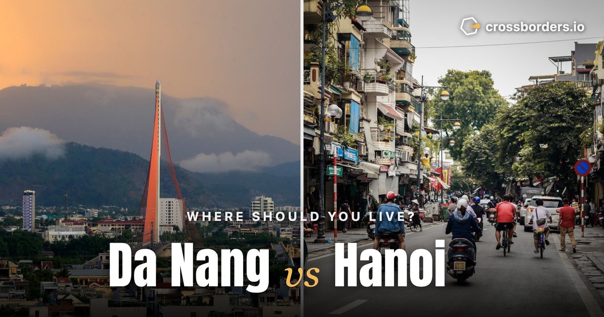 Da Nang vs Hanoi — side-by-side city comparison
