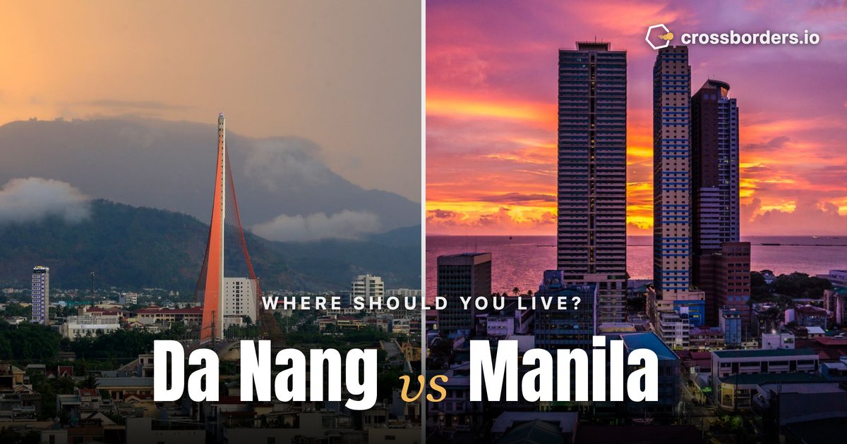 Da Nang vs Manila — side-by-side city comparison