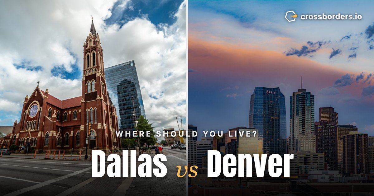 Dallas vs Denver — side-by-side city comparison