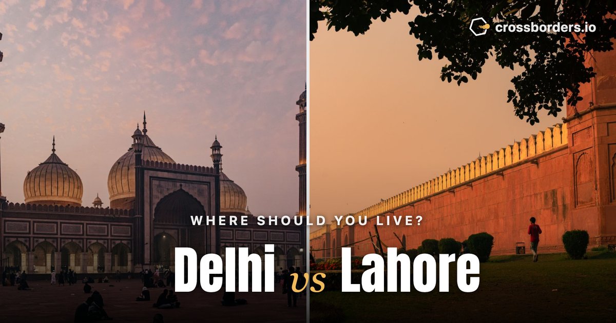 Delhi vs Lahore — side-by-side city comparison