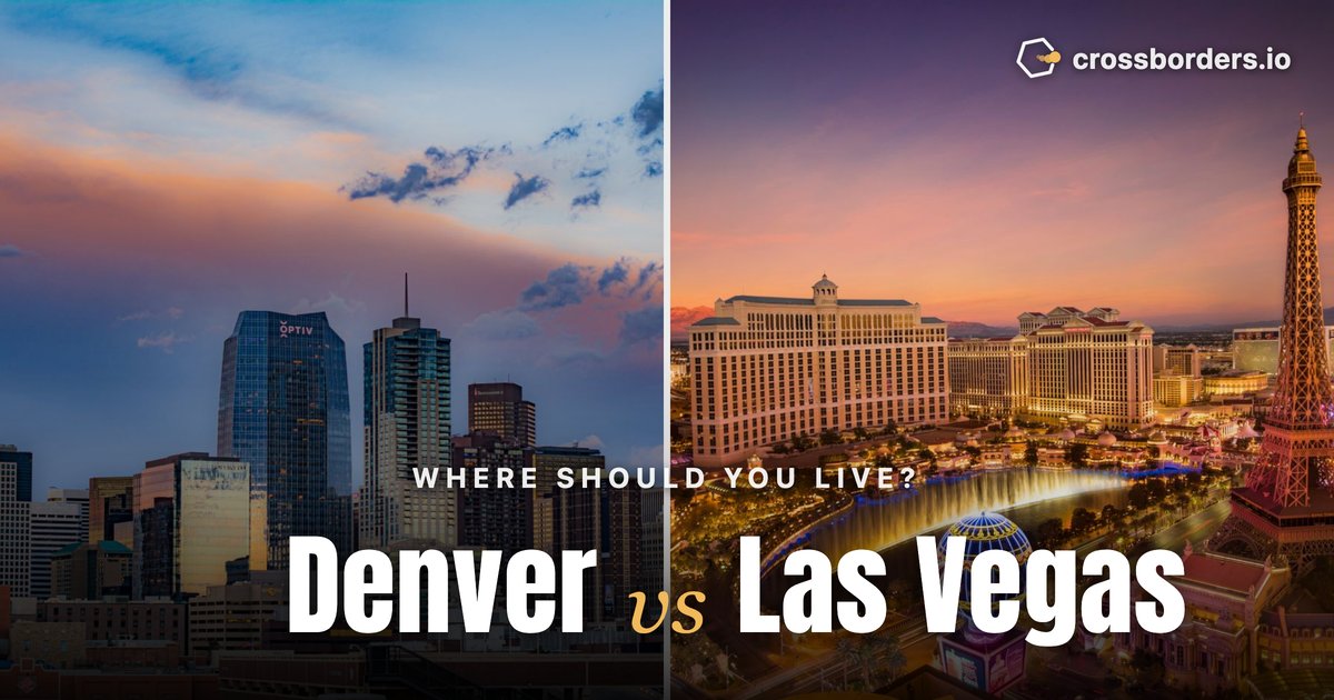Denver vs Las Vegas — side-by-side city comparison