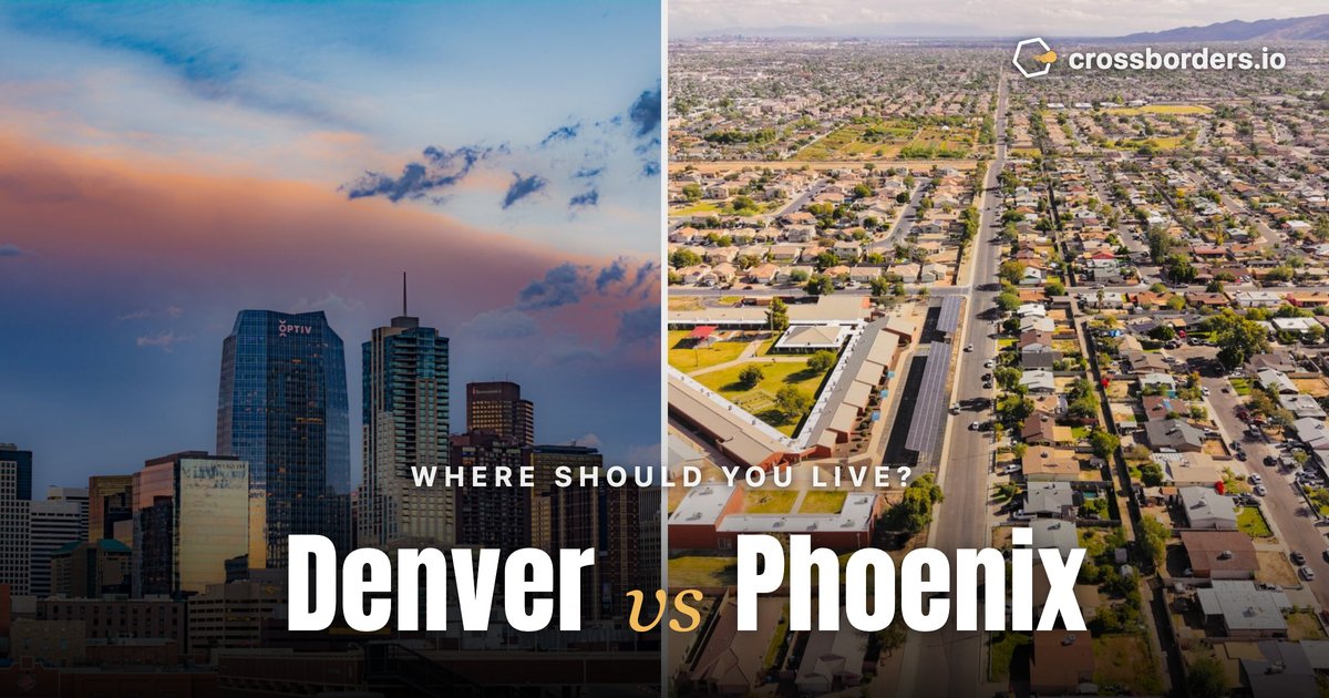Denver vs Phoenix — side-by-side city comparison