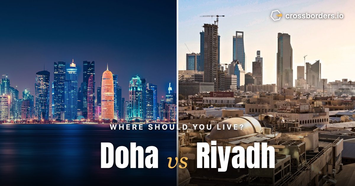 Doha vs Riyadh — side-by-side city comparison