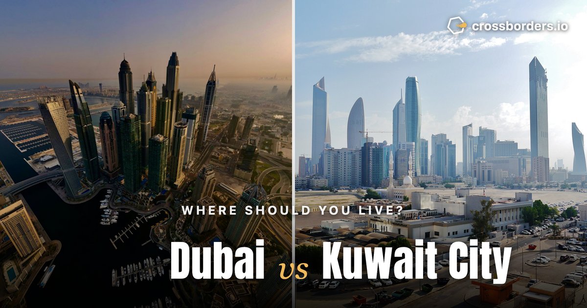Dubai vs Kuwait City — side-by-side city comparison