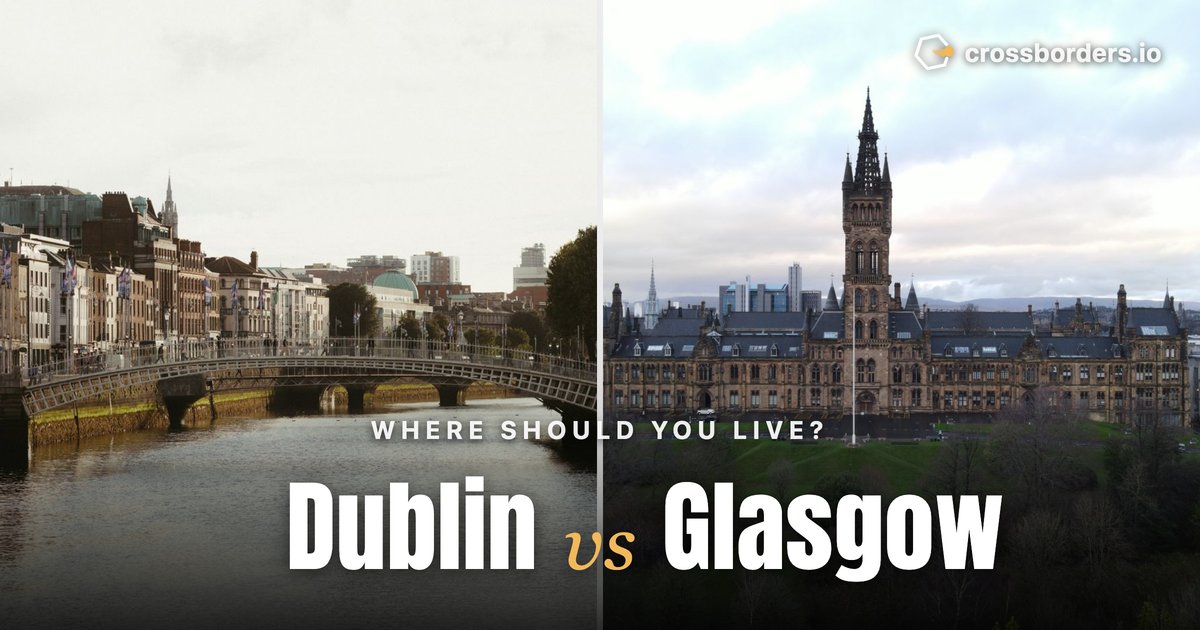 Dublin vs Glasgow — side-by-side city comparison
