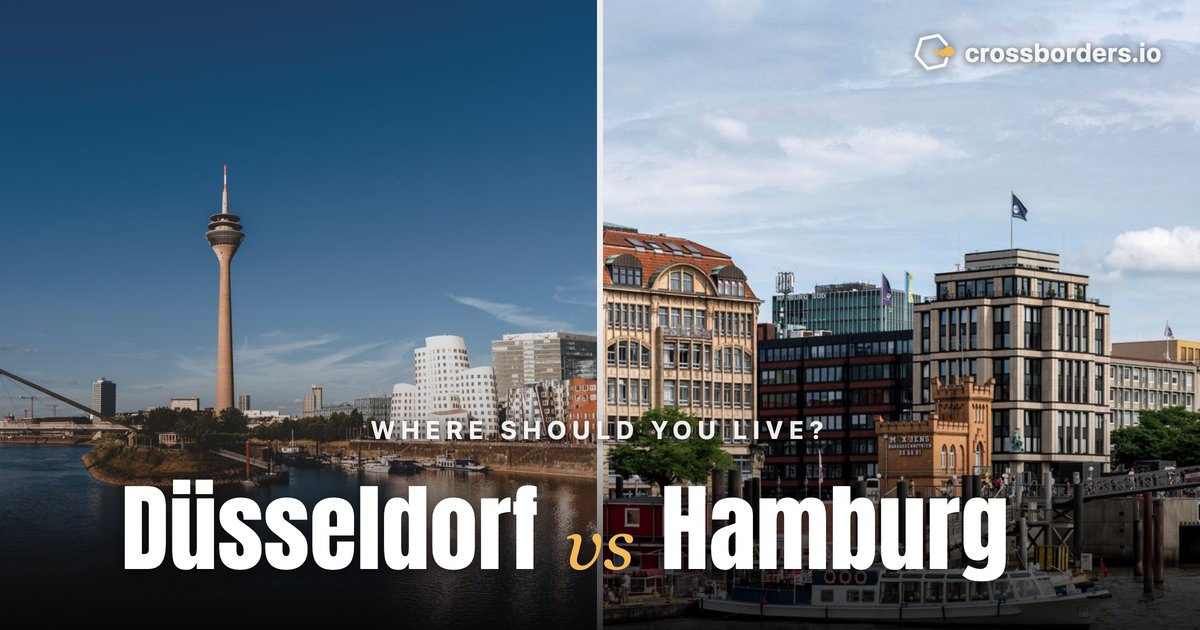 Düsseldorf vs Hamburg — side-by-side city comparison