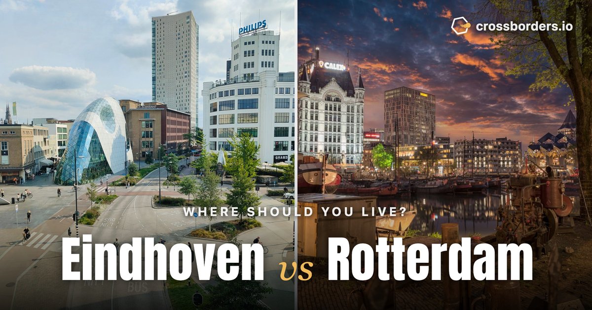 Eindhoven vs Rotterdam — side-by-side city comparison