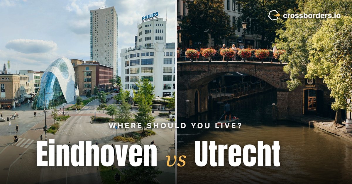 Eindhoven vs Utrecht — side-by-side city comparison