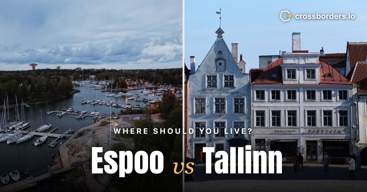 Espoo vs Tallinn — side-by-side city comparison