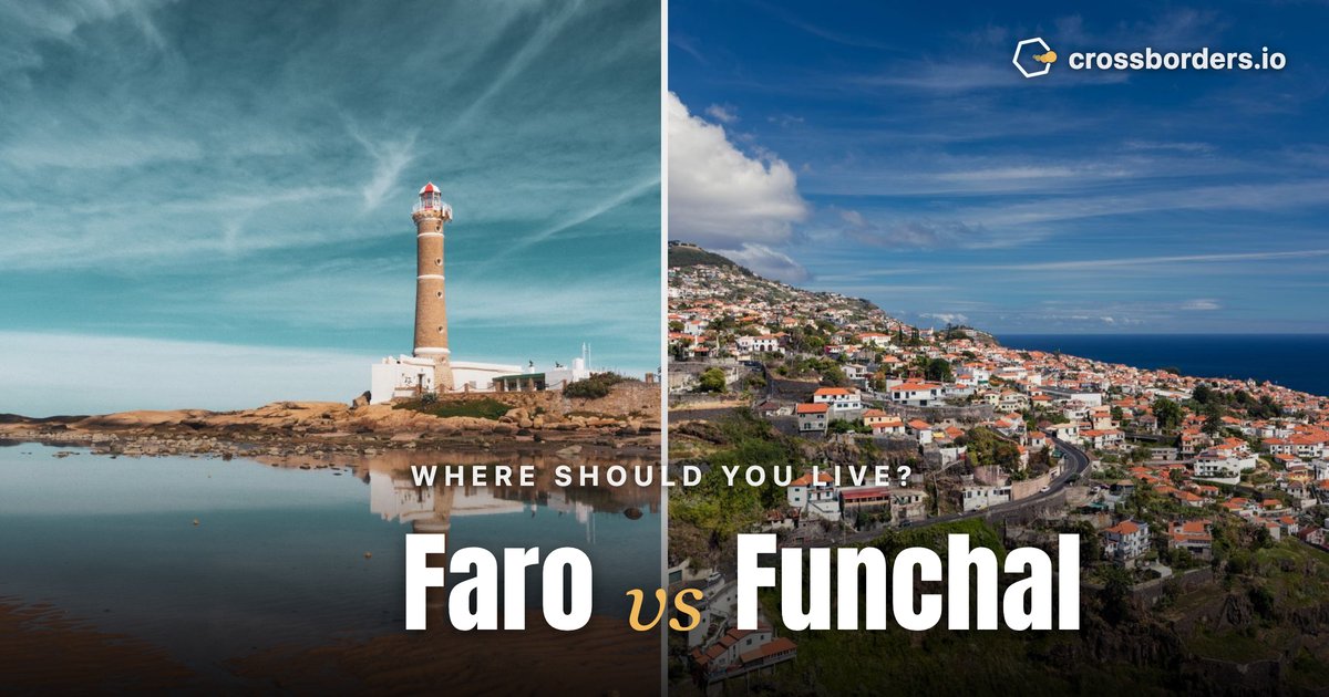 Faro vs Funchal — side-by-side city comparison