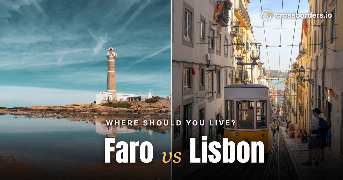 Faro vs Lisbon — side-by-side city comparison