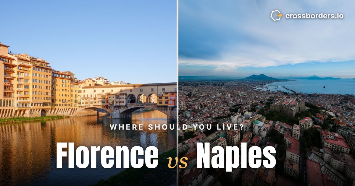 Florence vs Naples — side-by-side city comparison