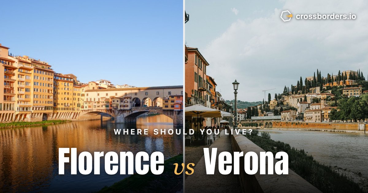 Florence vs Verona — side-by-side city comparison