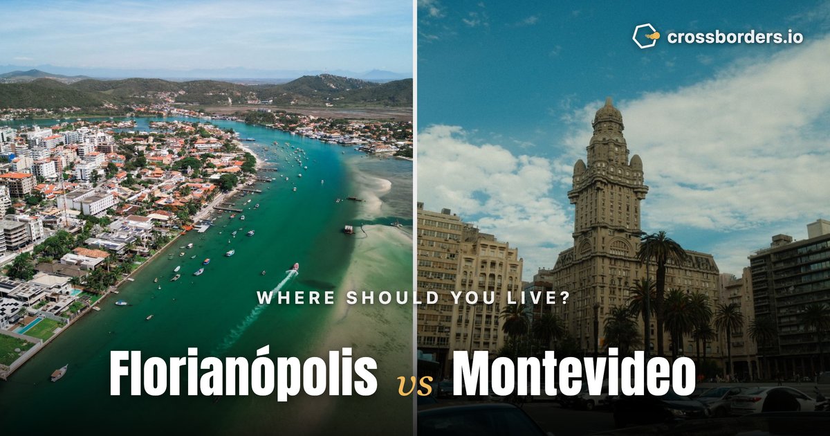 Florianópolis vs Montevideo — side-by-side city comparison