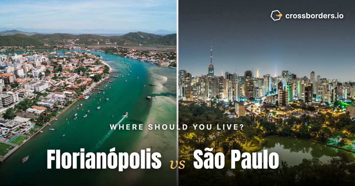 Florianópolis vs São Paulo — side-by-side city comparison