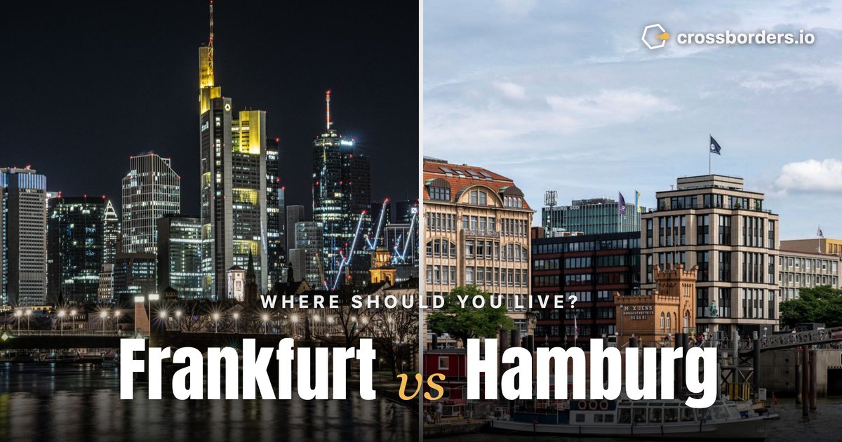 Frankfurt vs Hamburg — side-by-side city comparison