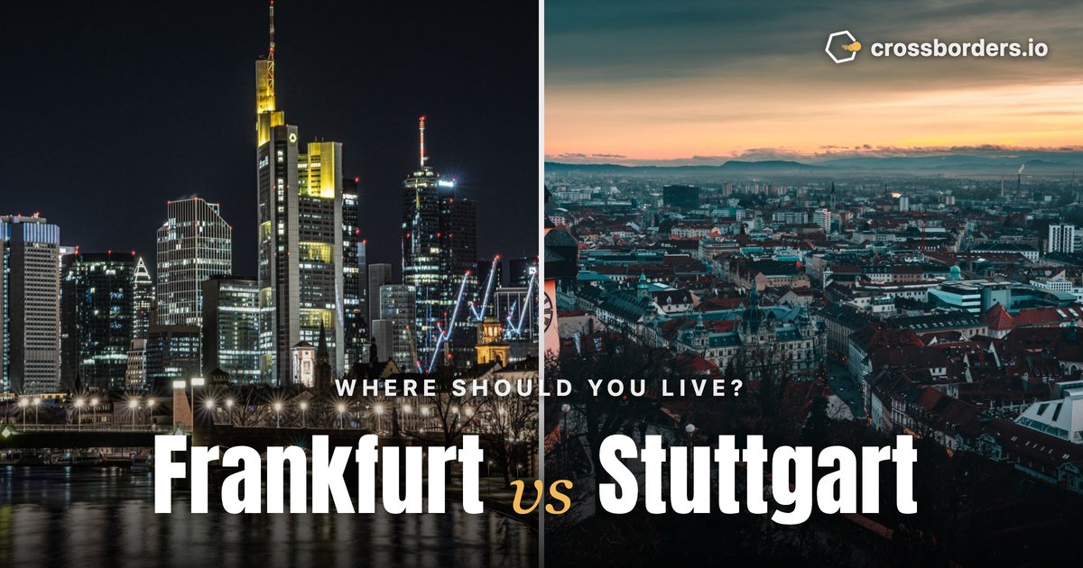 Frankfurt vs Stuttgart — side-by-side city comparison