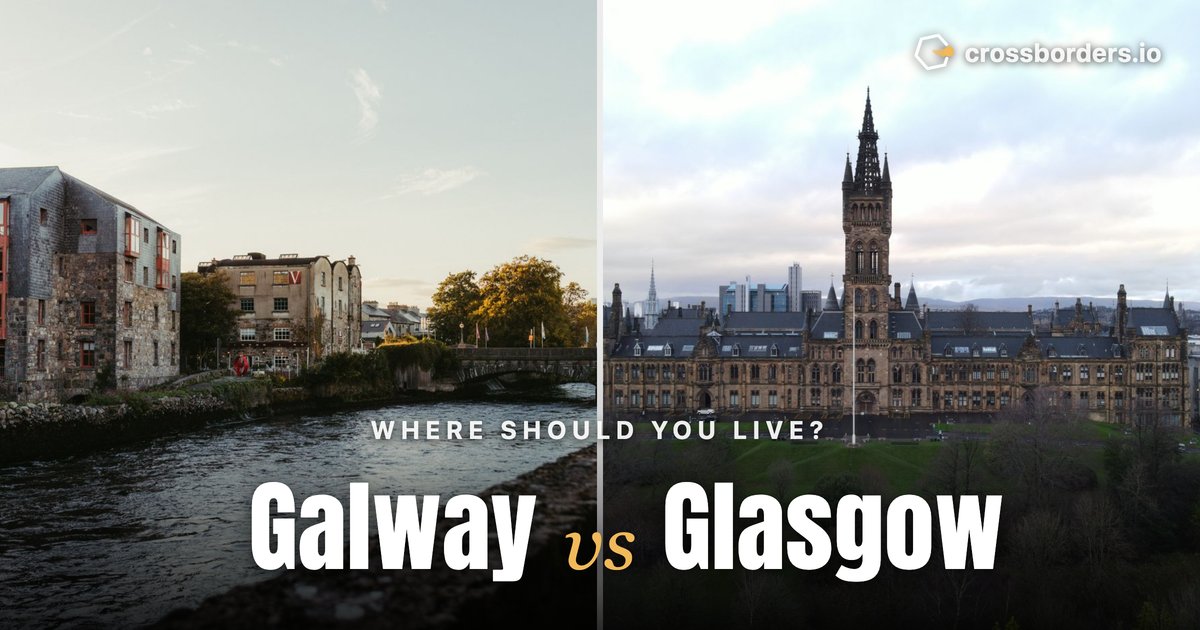 Galway vs Glasgow — side-by-side city comparison