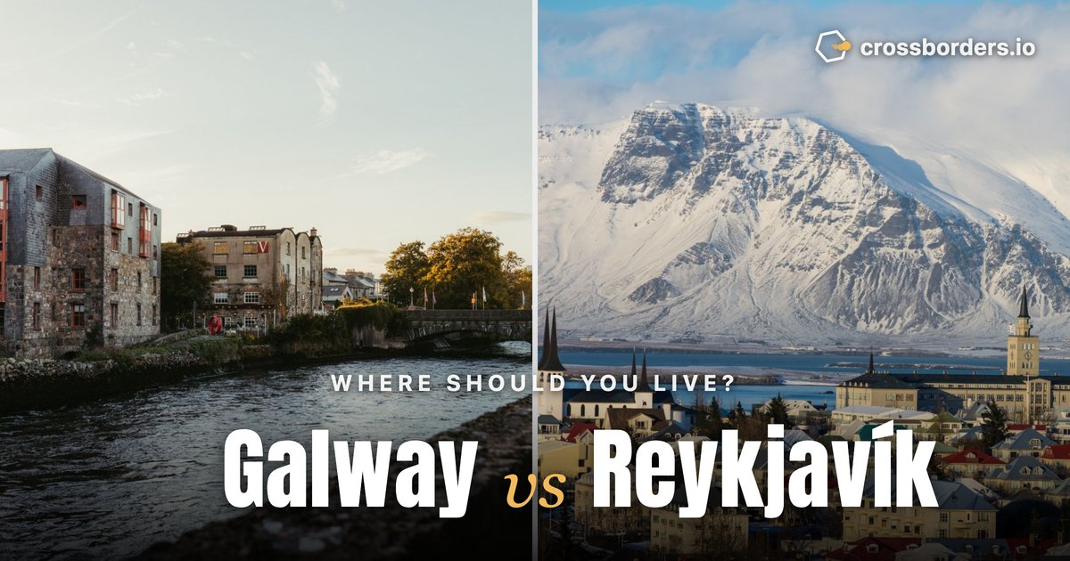 Galway vs Reykjavík — side-by-side city comparison