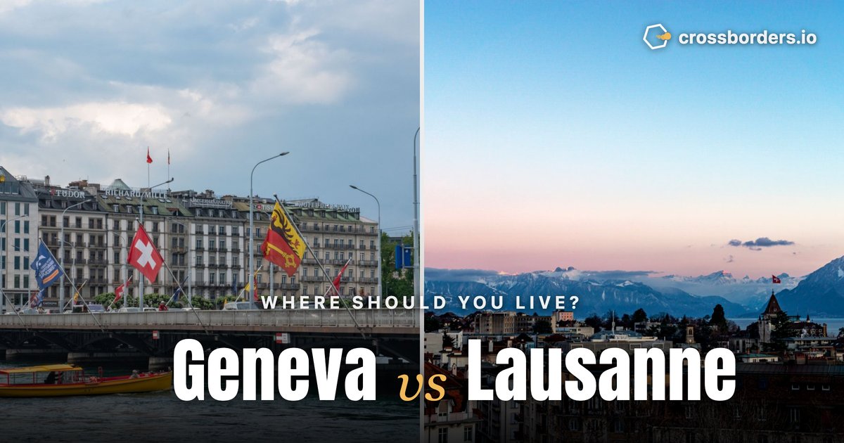 Geneva vs Lausanne — side-by-side city comparison