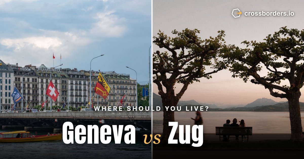 Geneva vs Zug — side-by-side city comparison