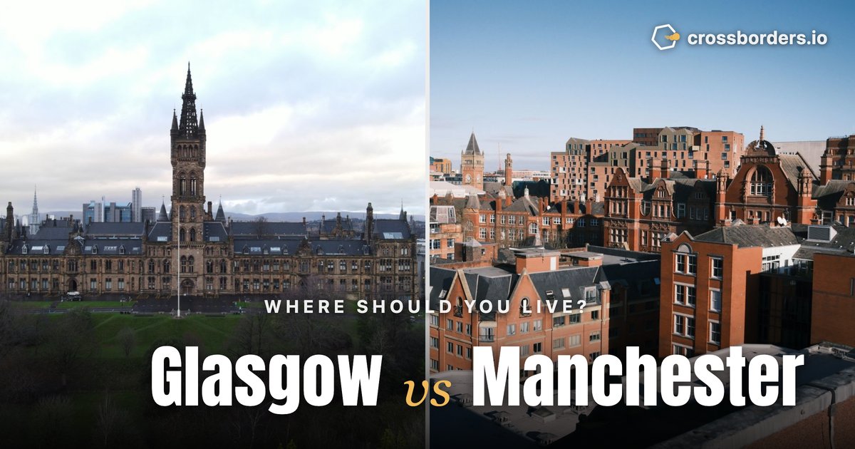 Glasgow vs Manchester — side-by-side city comparison