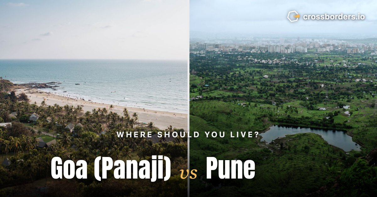 Goa (Panaji) vs Pune — side-by-side city comparison