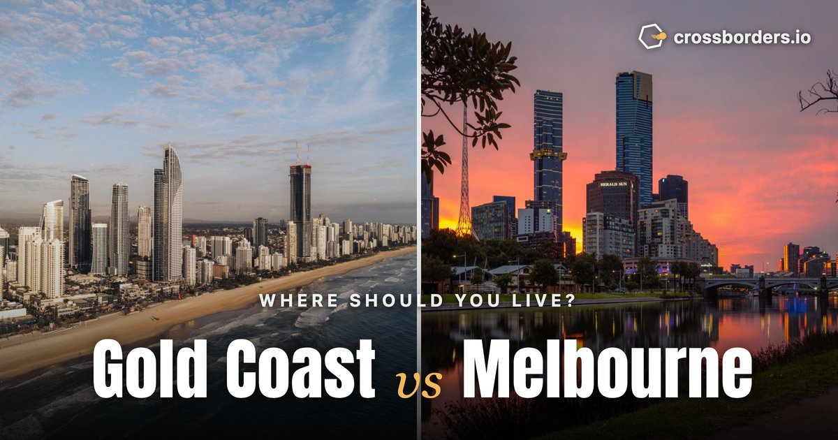 Gold Coast vs Melbourne — side-by-side city comparison