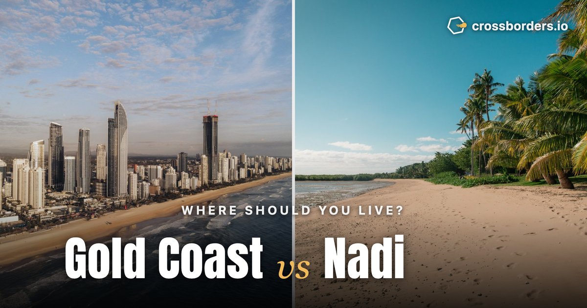 Gold Coast vs Nadi — side-by-side city comparison