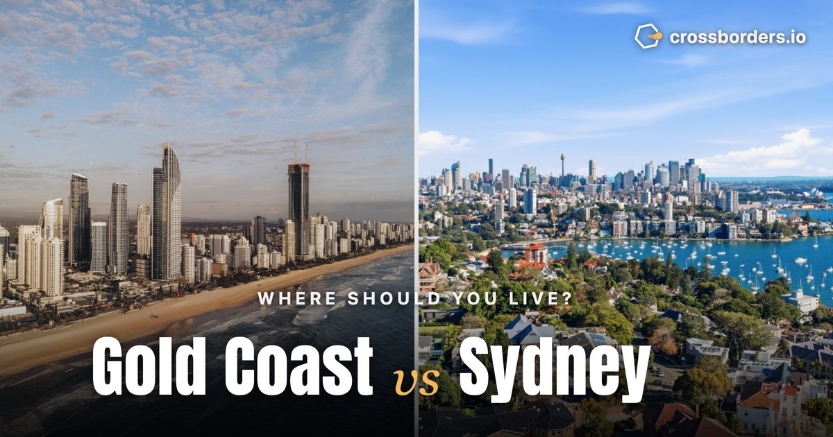 Gold Coast vs Sydney — side-by-side city comparison