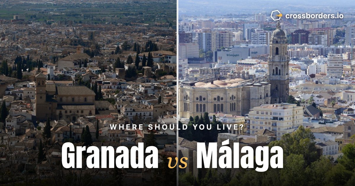 Granada vs Málaga — side-by-side city comparison