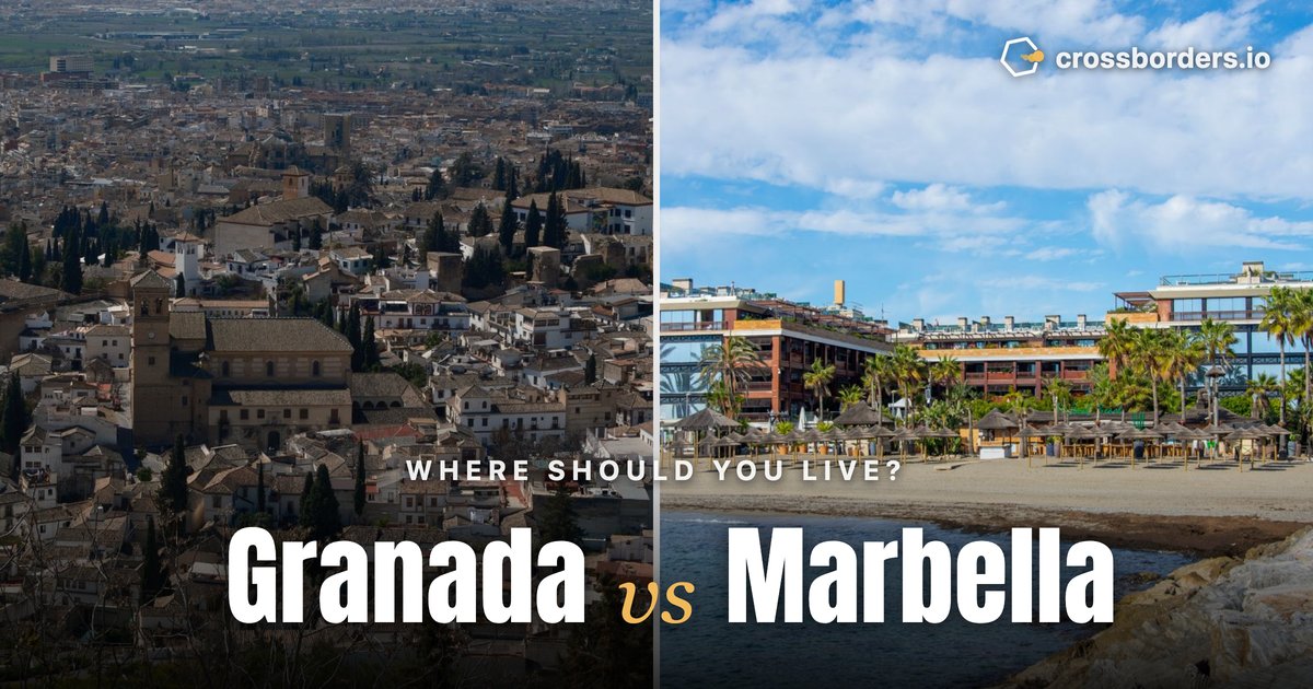 Granada vs Marbella — side-by-side city comparison