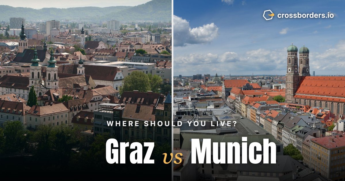 Graz vs Munich — side-by-side city comparison