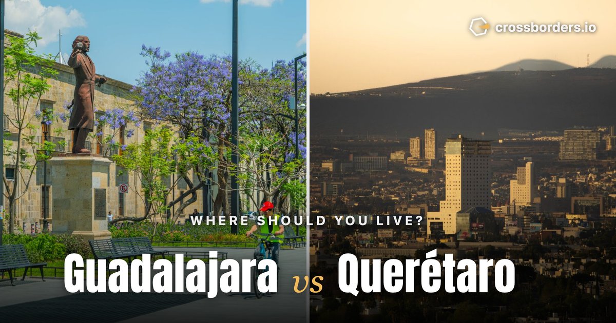 Guadalajara vs Querétaro — side-by-side city comparison