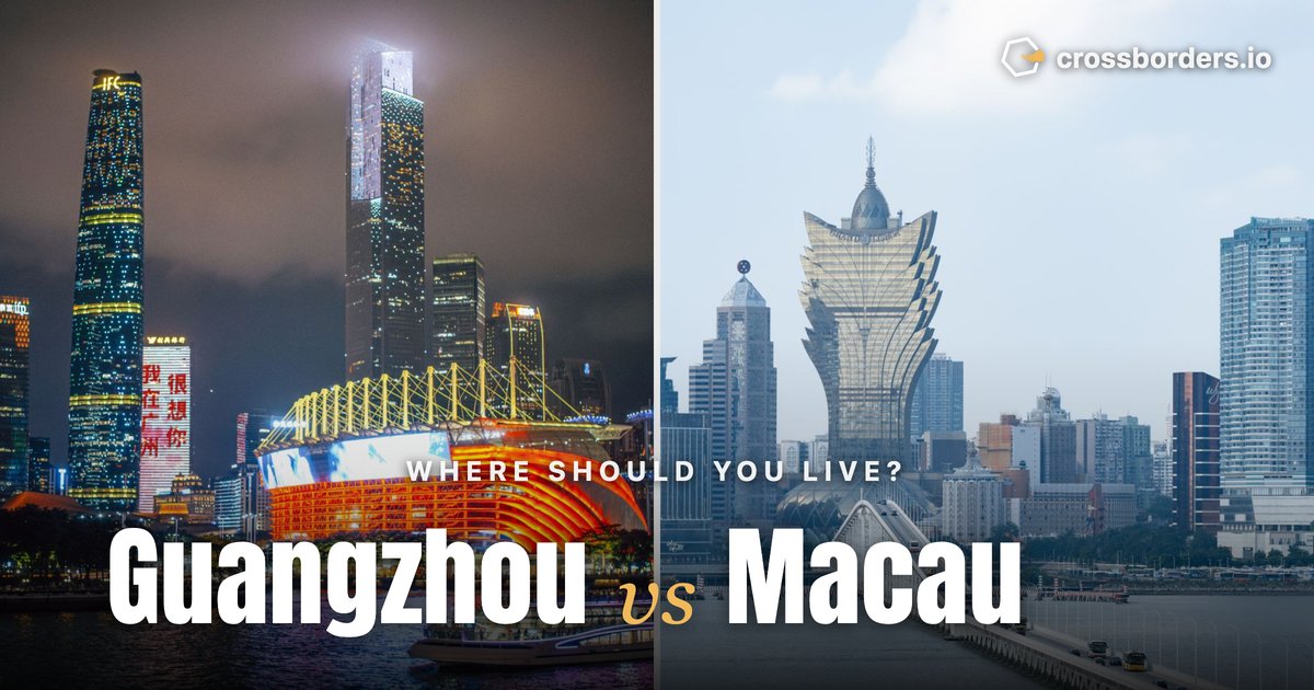 Guangzhou vs Macau — side-by-side city comparison
