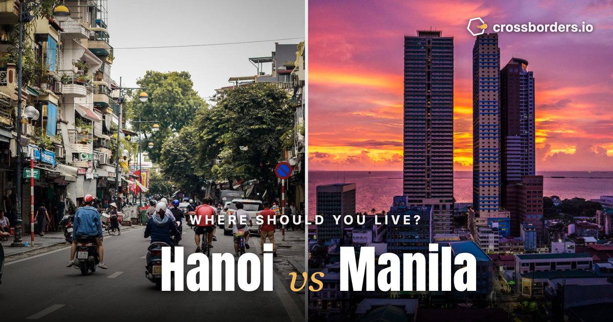 Hanoi vs Manila — side-by-side city comparison