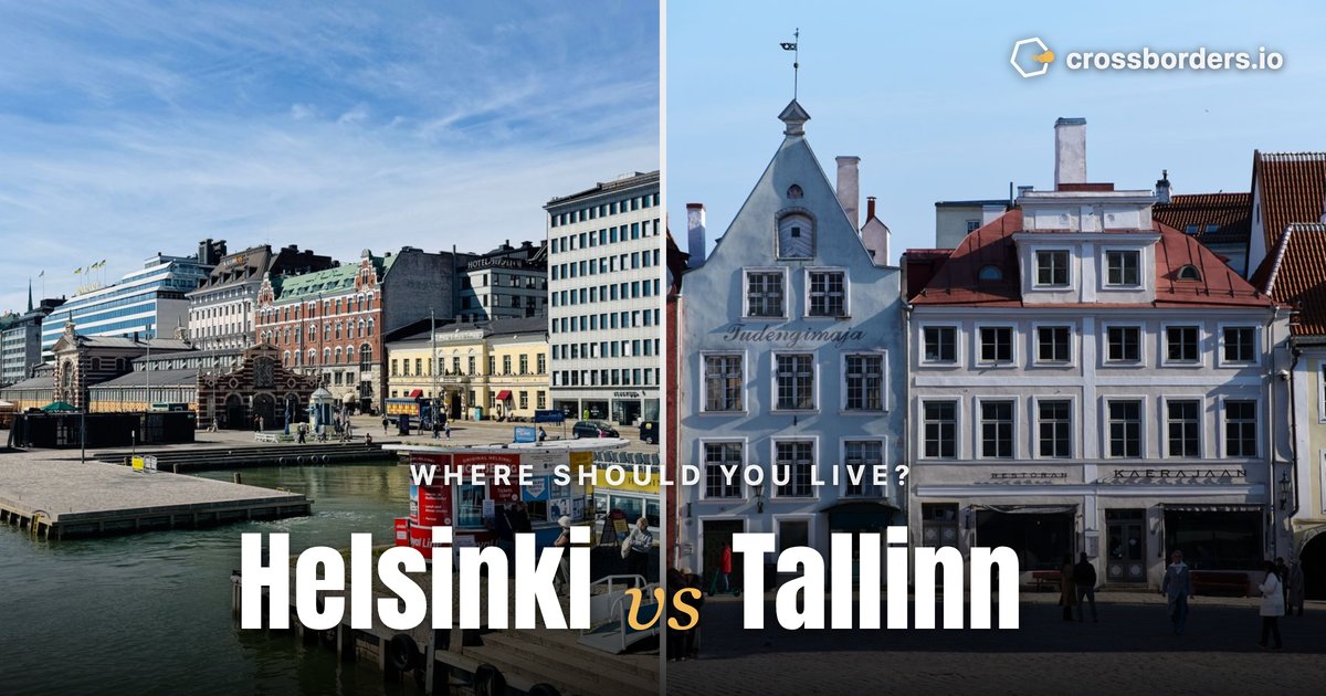 Helsinki vs Tallinn — side-by-side city comparison