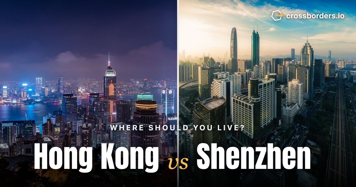 Hong Kong vs Shenzhen — side-by-side city comparison