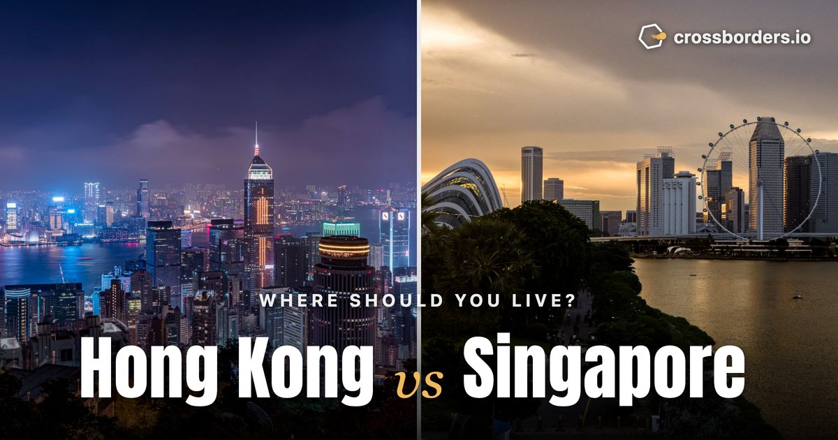 Hong Kong vs Singapore — side-by-side city comparison