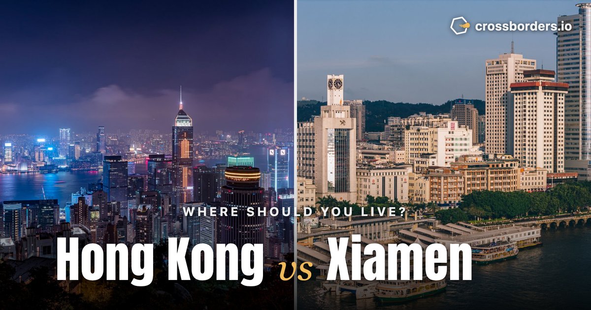 Hong Kong vs Xiamen — side-by-side city comparison
