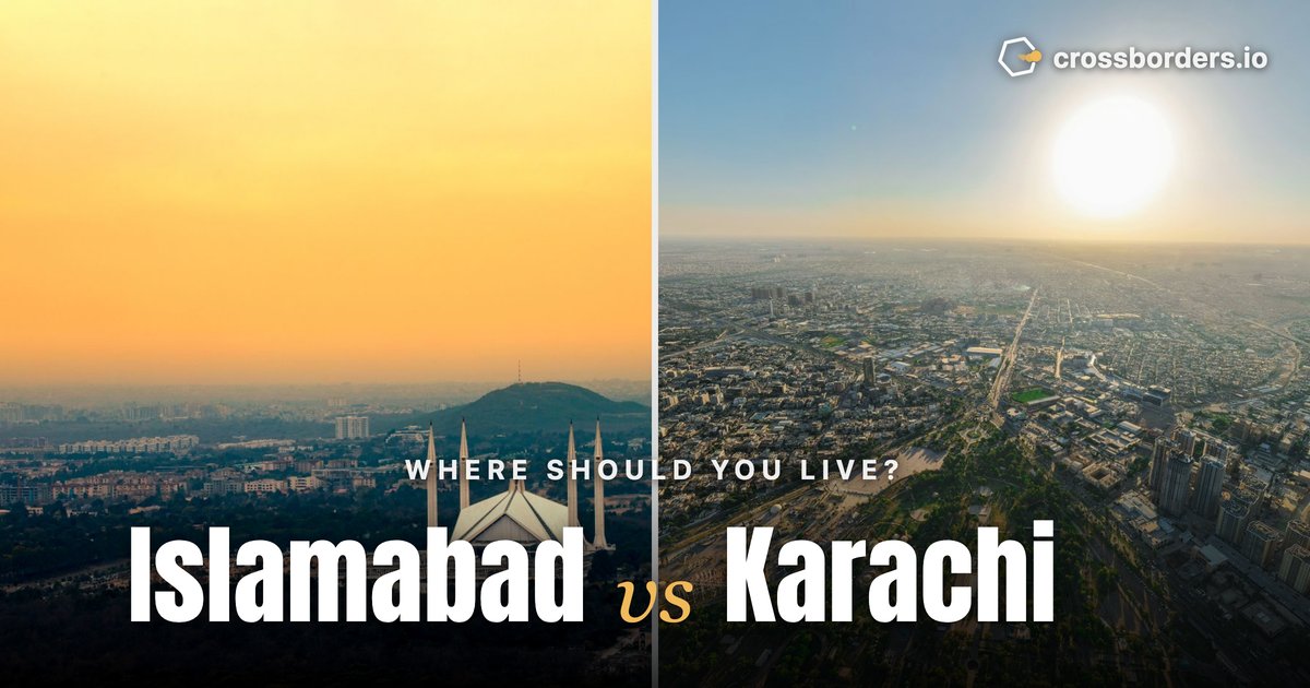 Islamabad vs Karachi — side-by-side city comparison