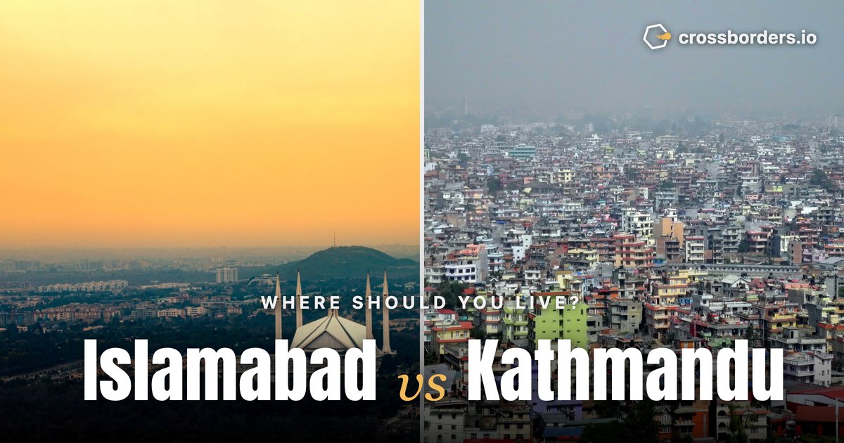 Islamabad vs Kathmandu — side-by-side city comparison