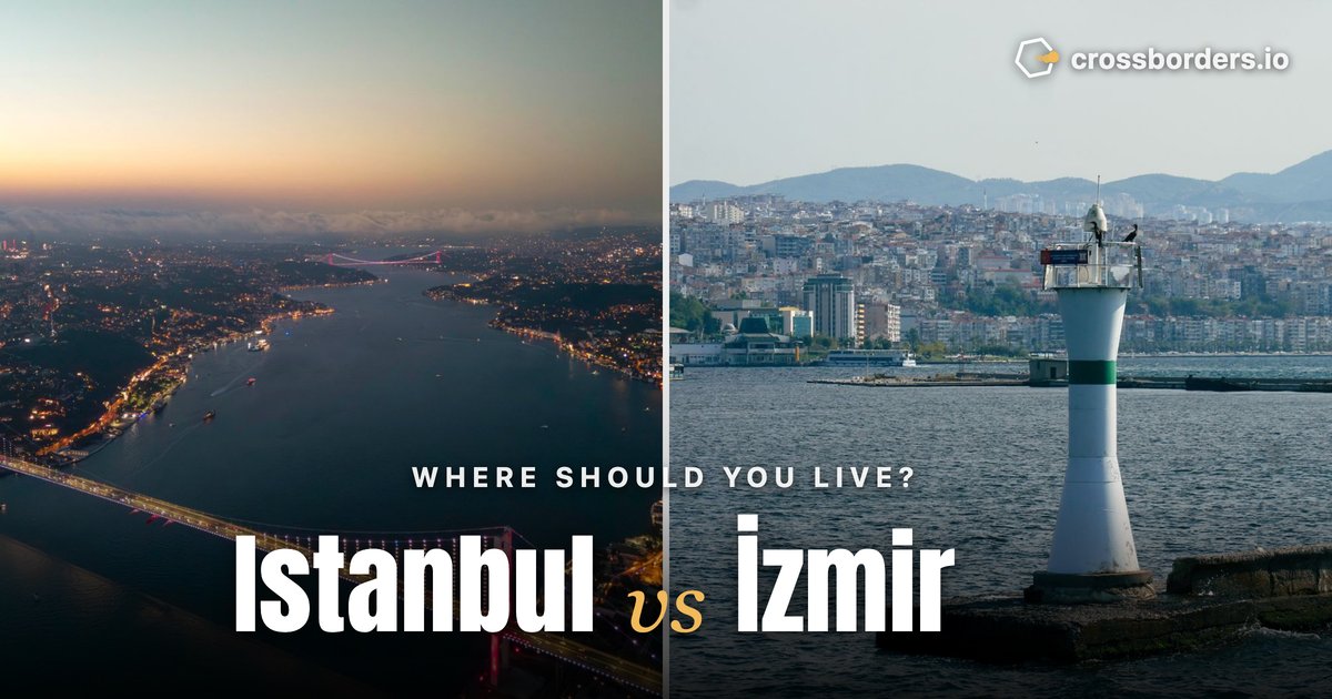 Istanbul vs İzmir — side-by-side city comparison