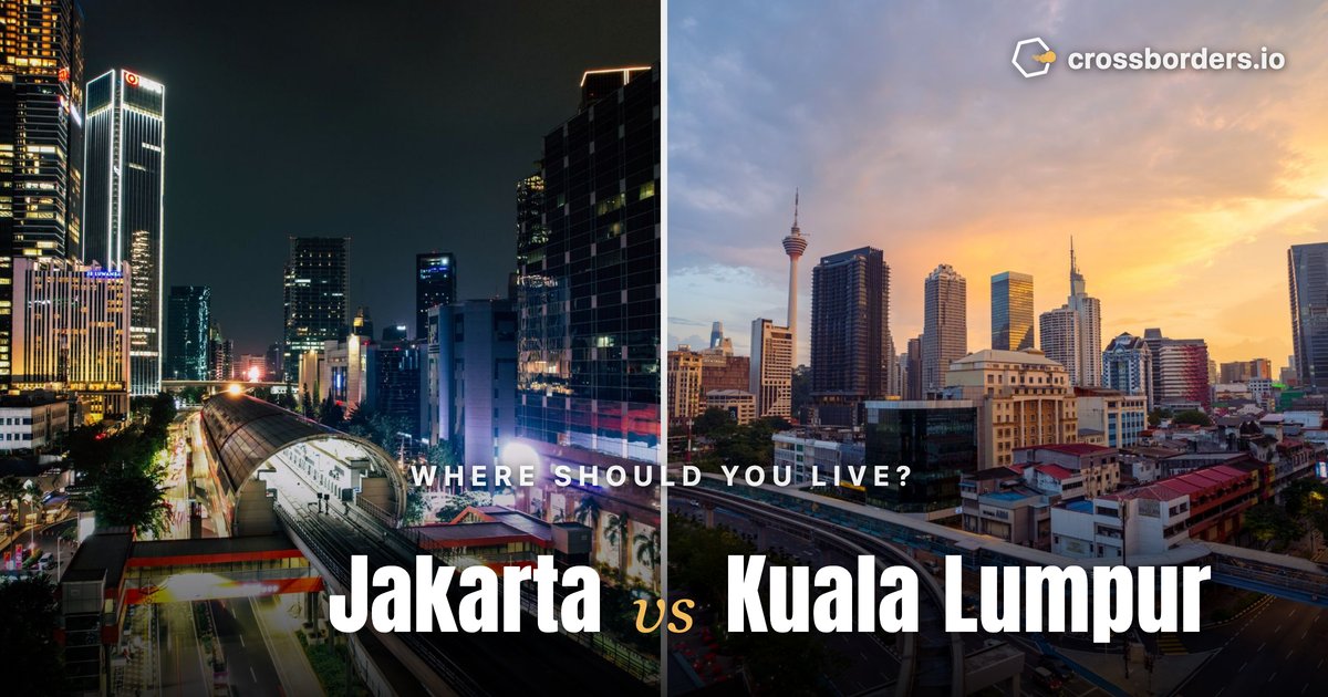 Jakarta vs Kuala Lumpur — side-by-side city comparison
