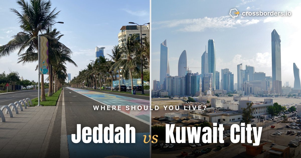 Jeddah vs Kuwait City — side-by-side city comparison
