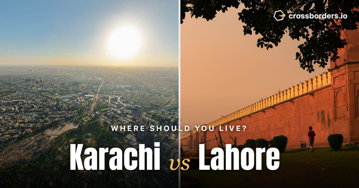 Karachi vs Lahore — side-by-side city comparison