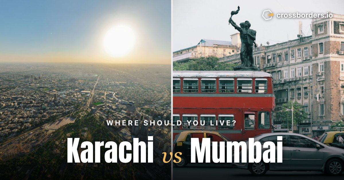 Karachi vs Mumbai — side-by-side city comparison