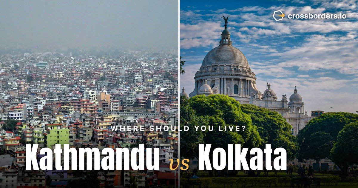 Kathmandu vs Kolkata — side-by-side city comparison